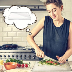 Acrylic Transparent Cutting Board Anti Slip Kitchen Home Restaurant Counter