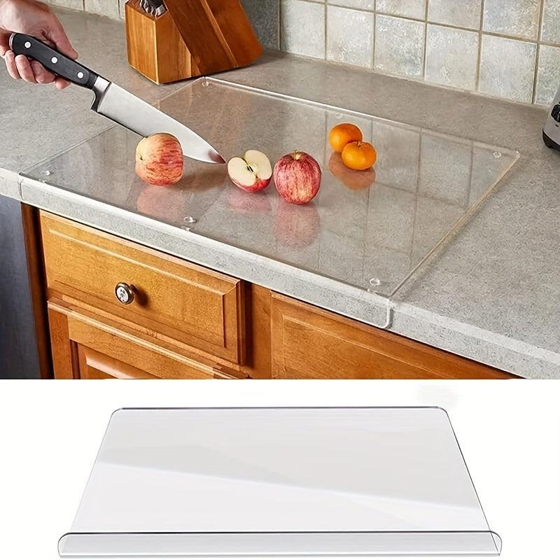 Acrylic Transparent Cutting Board Anti Slip Kitchen Home Restaurant Counter