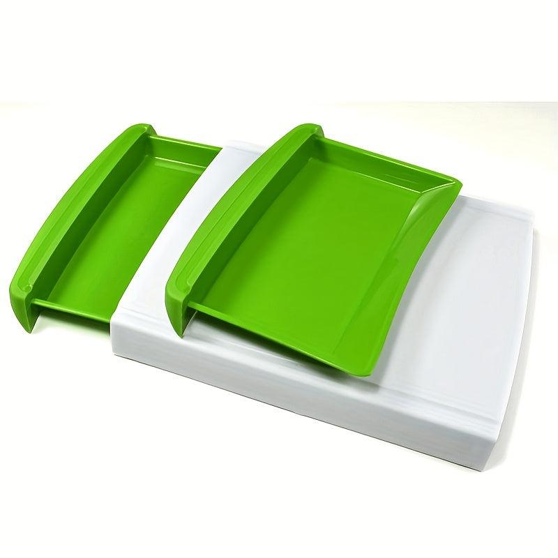 Plastic Cutting Board With Sliding Tray Chopping Board