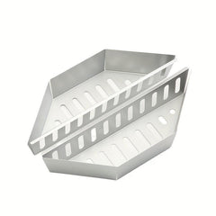 2pcs Char Basket Aluminum Charcoal Briquette Holders for Weber