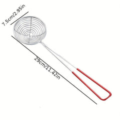 Stainless Steel Wire Skimmer Spoon - Kitchen Spider Strainer