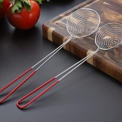 Stainless Steel Wire Skimmer Spoon - Kitchen Spider Strainer