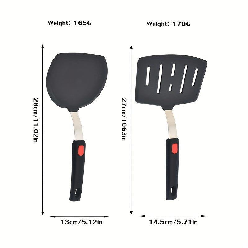 Silicone Non-Stick Spatula Plus Spatula Iron Plate Burning Shovel Kitchen Tools