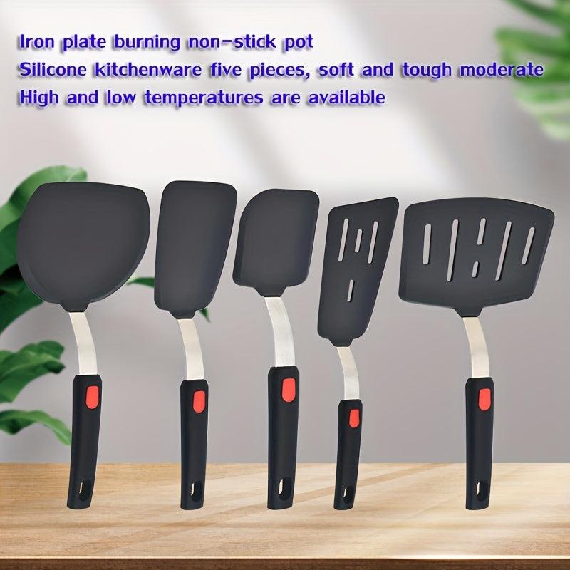 Silicone Non-Stick Spatula Plus Spatula Iron Plate Burning Shovel Kitchen Tools