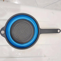 1pc Collapsible Colander Vegetable Washing Basket Strainer