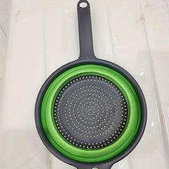 1pc Collapsible Colander Vegetable Washing Basket Strainer