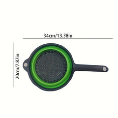 1pc Collapsible Colander Vegetable Washing Basket Strainer