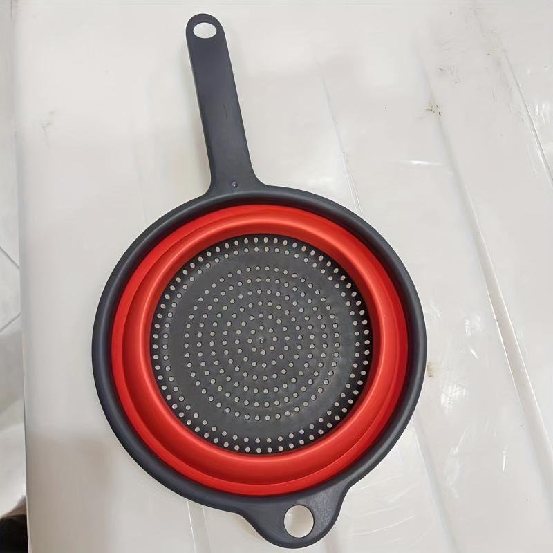 1pc Collapsible Colander Vegetable Washing Basket Strainer