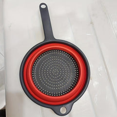 1pc Collapsible Colander Vegetable Washing Basket Strainer