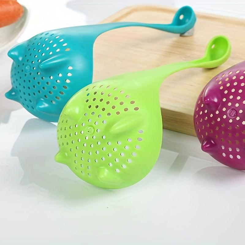 Long Handle Soup Spoon with Strainer Filter for Soup Stew - Kitchen Supplies