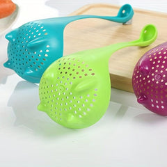 Long Handle Soup Spoon with Strainer Filter for Soup Stew - Kitchen Supplies