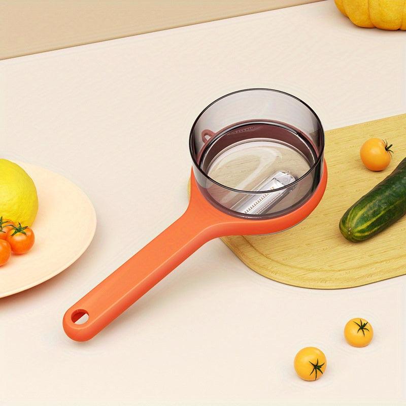 Portable Multifunctional Fruit Peeler with Storage Case