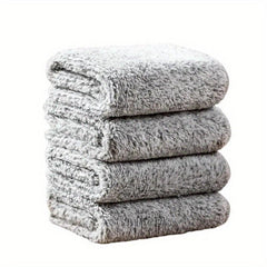 Bamboo Microfiber Dish Towel Set for Cleaning - 4 pcs