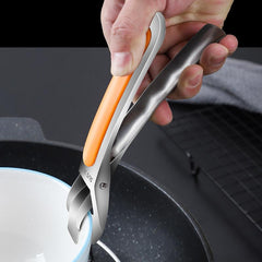 Stainless Steel Bowl Dish Plate Gripper Clips, Anti Scalding Kitchen Gadget