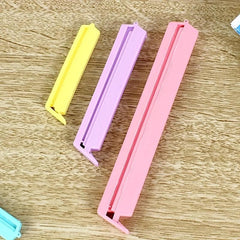 12pcs Plastic Bag Clips Kitchen Storage Sealing Clip Tool