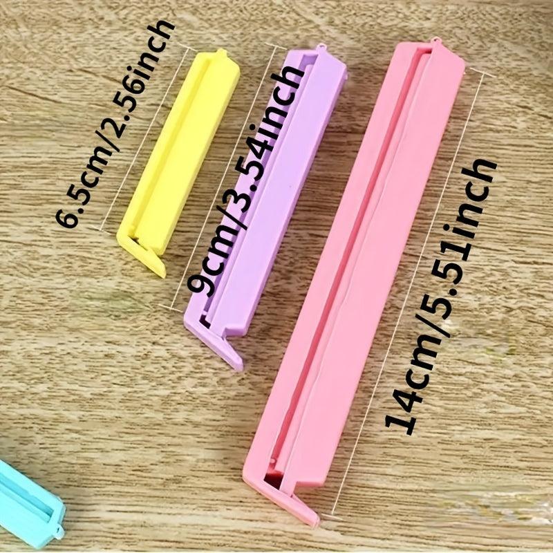 12pcs Plastic Bag Clips Kitchen Storage Sealing Clip Tool