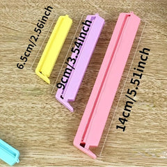 12pcs Plastic Bag Clips Kitchen Storage Sealing Clip Tool