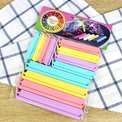 12pcs Plastic Bag Clips Kitchen Storage Sealing Clip Tool