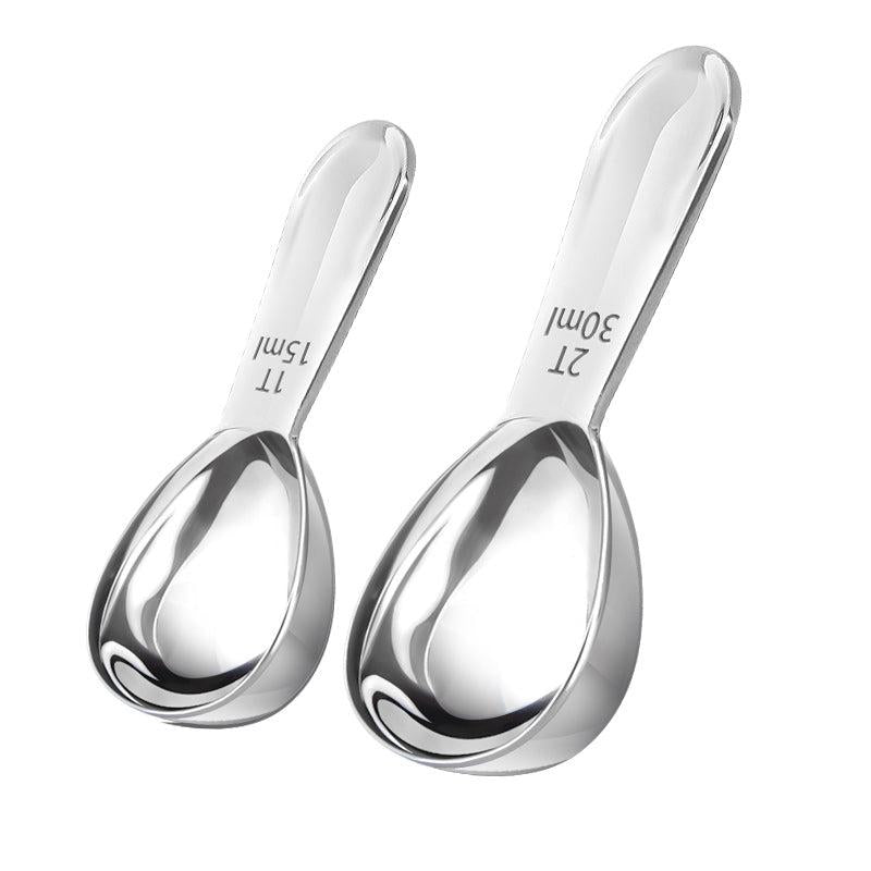 Stainless Steel Coffee Scoop - Tablespoon Measuring Spoon for Ground Coffee Tea