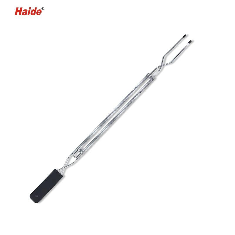 6Pcs BBQ Telescopic Fork Retractable Barbecue Fork Adjustable 55 76