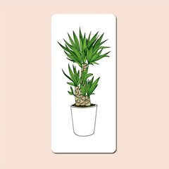 10PCS Indoor Green Plants Soft Magnetic Refrigerator Stickers