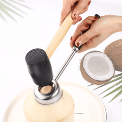 3pcs Coconut Opening Tool Coconut Hammer Coconut Opener Multifunctional