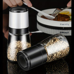 5pcs Household Pepper Grinder Sea Salt Ginder Glass Spice Grinder Manual