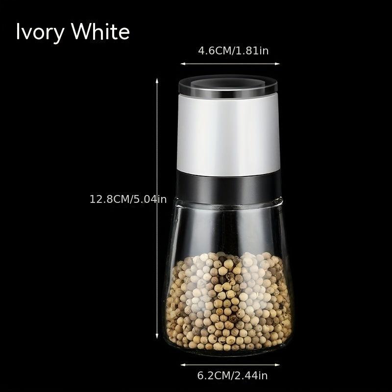 5pcs Household Pepper Grinder Sea Salt Ginder Glass Spice Grinder Manual