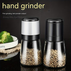 5pcs Household Pepper Grinder Sea Salt Ginder Glass Spice Grinder Manual