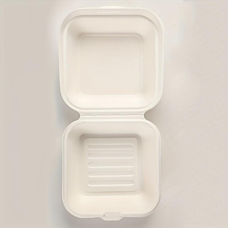10pcs Biodegradable Bakery Boxes Disposable Cake Boxes Hamburger Boxes