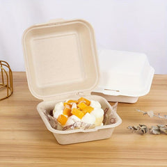 10pcs Biodegradable Bakery Boxes Disposable Cake Boxes Hamburger Boxes