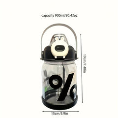 Large Capacity Bunny Water Bottle Leak Proof Lightweight