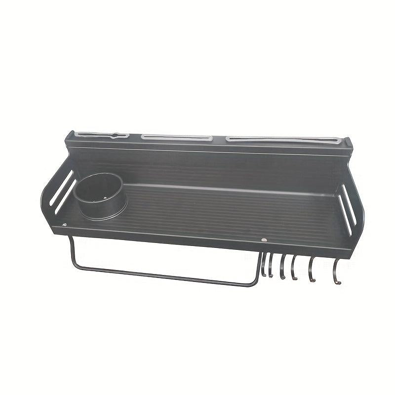Spice Rack Organizer With Hooks Shower Caddy Shelf