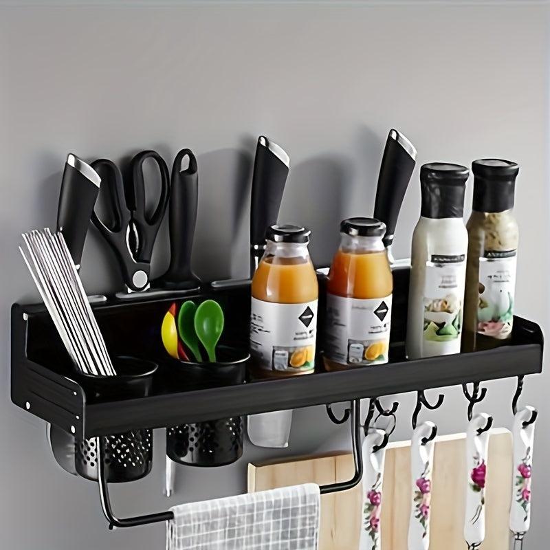 Spice Rack Organizer With Hooks Shower Caddy Shelf