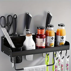 Spice Rack Organizer With Hooks Shower Caddy Shelf