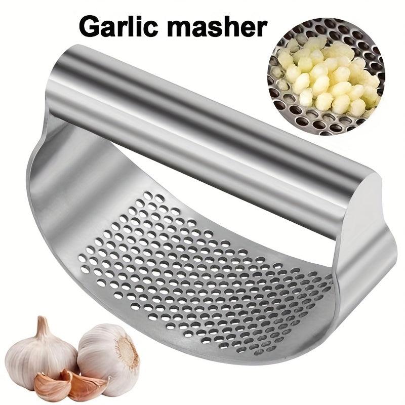 Stainless Steel Garlic Press Rocker Mincer
