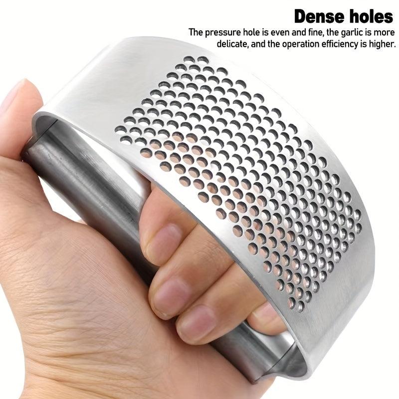 Stainless Steel Garlic Press Rocker Mincer