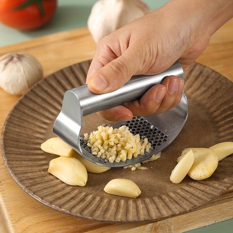 Stainless Steel Garlic Press Rocker Mincer