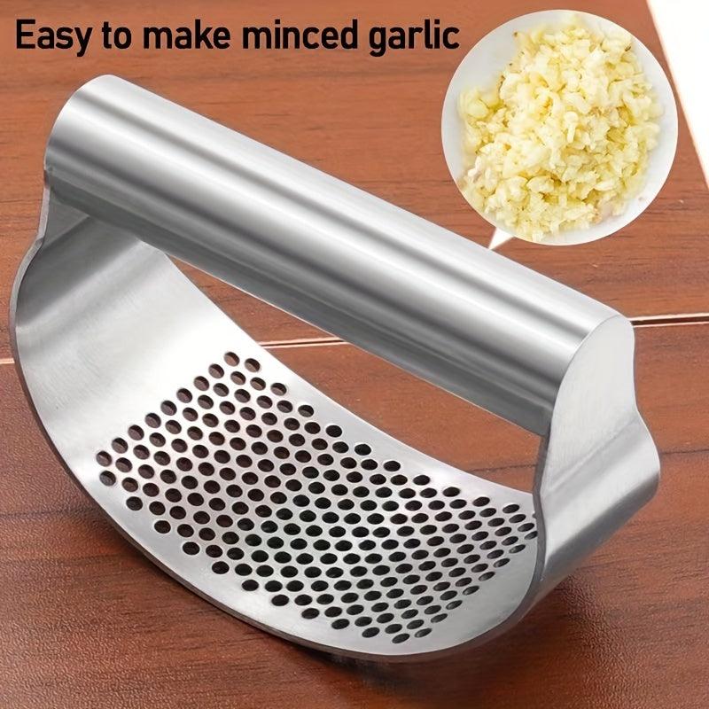Stainless Steel Garlic Press Rocker Mincer