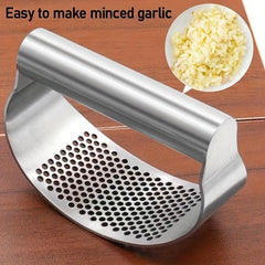 Stainless Steel Garlic Press Rocker Mincer