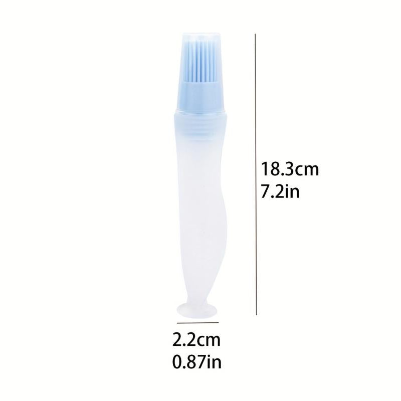 2pcs Silicone Bottle Brush With Suction Plate
