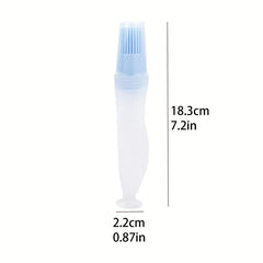 2pcs Silicone Bottle Brush With Suction Plate