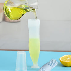 2pcs Silicone Bottle Brush With Suction Plate