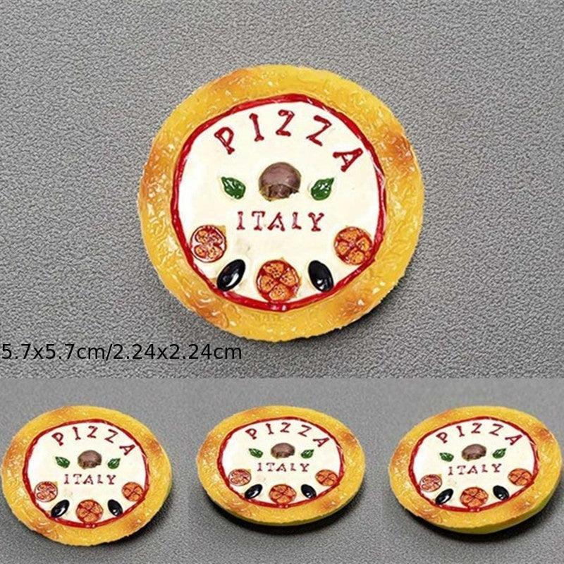 1pc 3D Refrigerator Food Magnet Simulated Ornaments Message Magnetic Stickers
