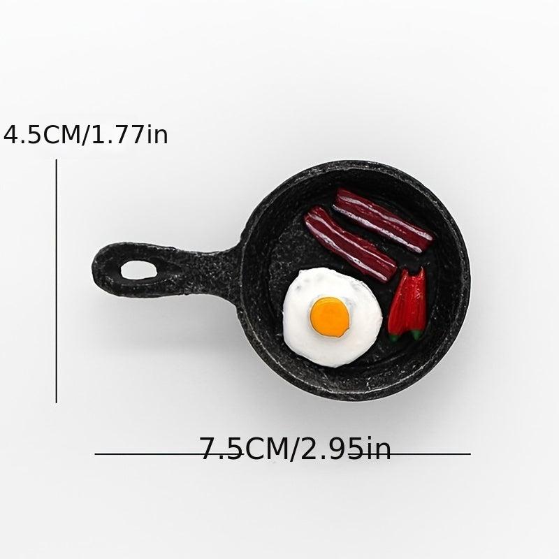 1pc 3D Refrigerator Food Magnet Simulated Ornaments Message Magnetic Stickers