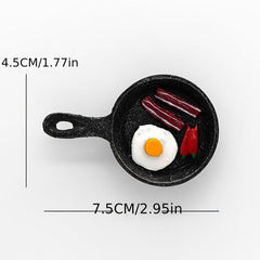 1pc 3D Refrigerator Food Magnet Simulated Ornaments Message Magnetic Stickers