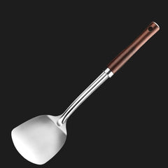 Stainless Steel Kitchen Set: Spatula, Spoon, Colander, Rice Spoon