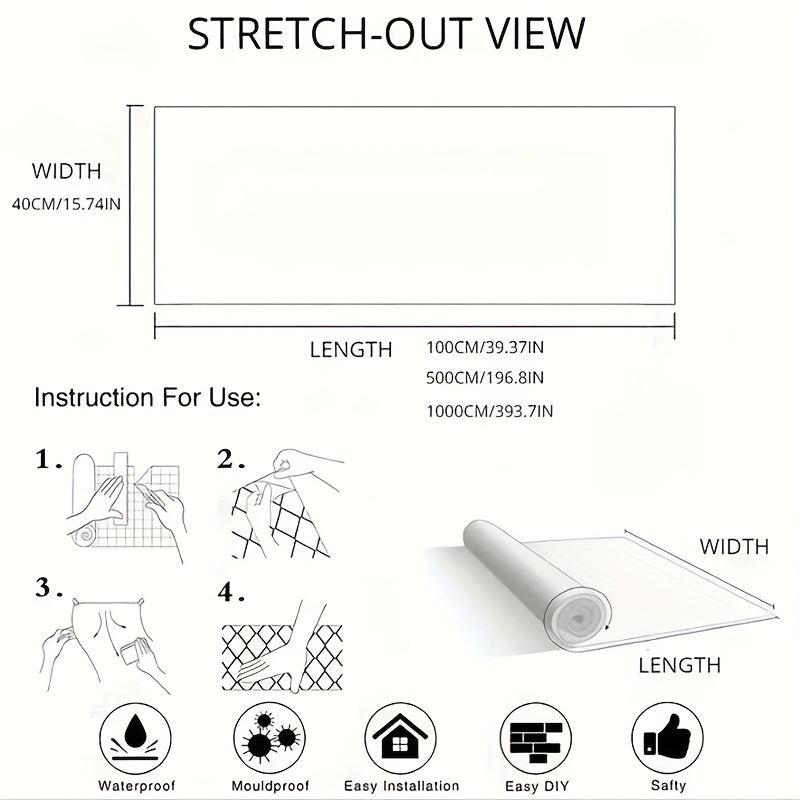 Waterproof Self-Adhesive Pearl Wallpaper for Wall Decor