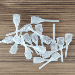10pcs Mini Dropper Perfume Packaging Straw Plastic Spring Tube
