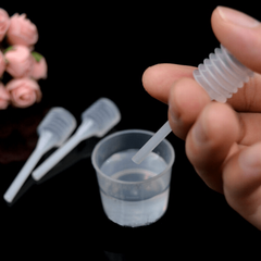 10pcs Mini Dropper Perfume Packaging Straw Plastic Spring Tube